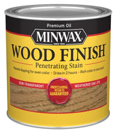Minwax Wood Finish 227604444 Wood Stain, Weathered Oak, Liquid, 0.5 pt, Can